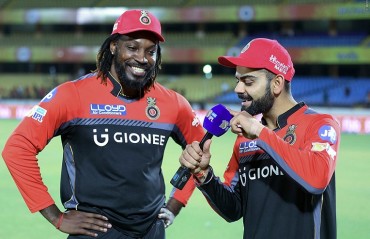 It is an absolute pleasure to open the innings with you: Kohli tells Gayle