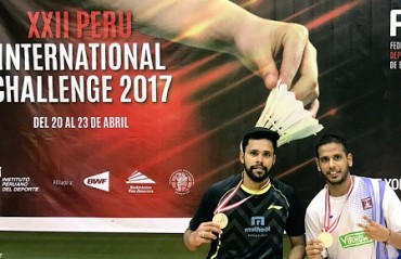 Top seeds Alwin/Kona take home the Peru International Challenge title; dedicates title to late Akhilesh Das Gupta
