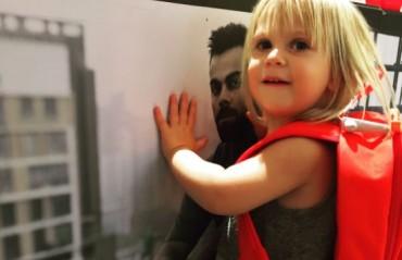 WATCH: India Rhodes joins the list of little ones to be enticed by Virat Kohli