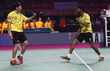 PBL 2017-18: MATCH REPORT -- Chennai Smashers win the tie but Bengaluru Blasters go on top of the points table