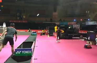 PBL 2017-18: WATCH -- Hyderabad Hunters' shuttlers' unique way of training