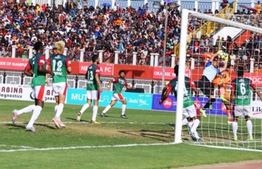 I-League 2017-18 MATCH REPORT -- Bagan end NEROCA's title dream in 5 goal thriller at Imphal