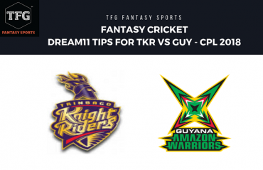 Fantasy Cricket - Dream 11 tips for GUY vs TKR -- CPLT20 1st Qualifier