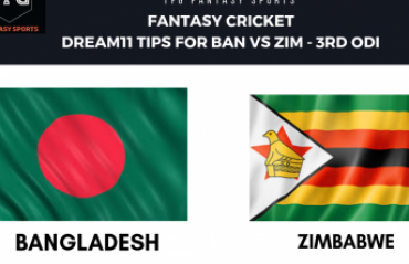 Fantasy Cricket: Dream11 tips in Hindi for Bangladesh v Zimbabwe 3rd ODI