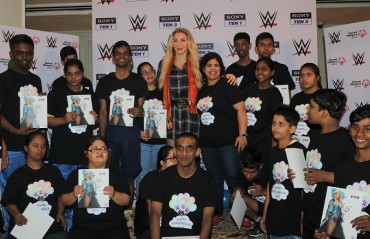 WWE Star Charlotte Flair shares fun time with Special Olympics Bharat athletes
