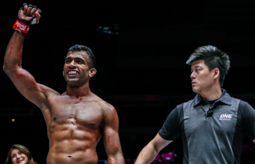 WATCH FULL FIGHT -- Rahul Raju submits his Pakistani opponent in ONE Championship