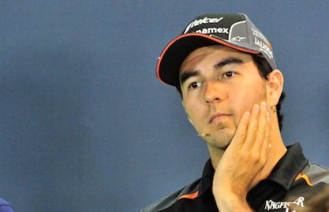 Force India's Perez clinches third place in Russian F1 GP