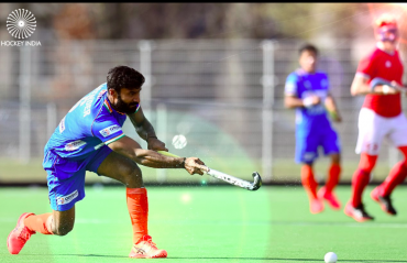 Hockey -- Manandeep scores crucial brace as India beat Great Britain by last gasp goal