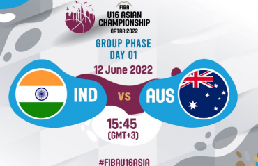 LIVE STREAM - India vs Australia - FIFA U-16 Asian Championship Basketball (Group Stage)