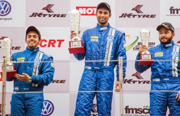 Anindith Reddy wins red-flagged and restarted first race of Vento Cup 2015