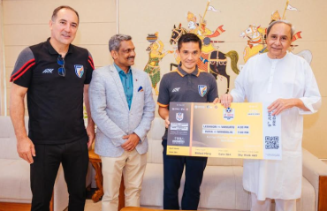 Intercontinental Cup 2023: first ticket presented to Odisha CM