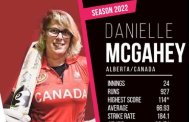 Canada's opener Danielle McGahey to become first transgender person to play international cricket
