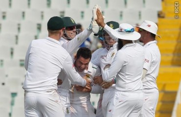 TEST -- Day 1: SA draw first blood, India claw back to share honours on Day 1