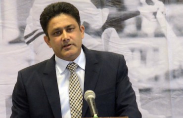 Anil Kumble puts his name down for the India head coach role