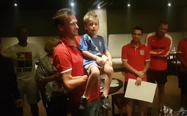 WATCH: Lucian Goian's son asks a wish to be fulfilled from the Mumbai City team