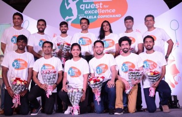 Gopichand launches 'Quest for Excellence' with IDBI Federal