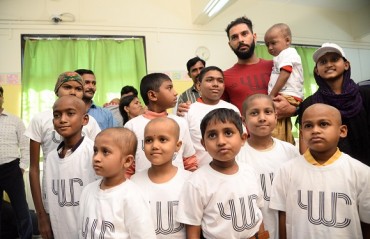 Yuvi gifts a smile this Christmas to support children from St. Jude India