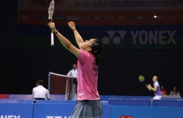 Saina crowned the Malaysia GPG champion; straight game victory in the final